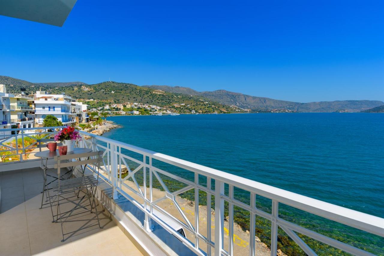 Margarita'S Seafront Luxury Apartment Elounda Eksteriør bilde
